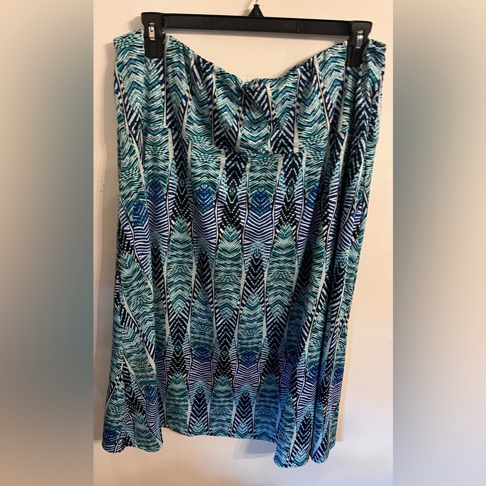 Blue and Aqua Southern Lady Skirt